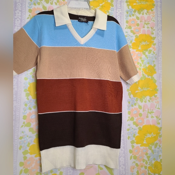 Studio One Other - Vintage Campus Studio One polo shirt 70s Rugby  Disco  Vneck